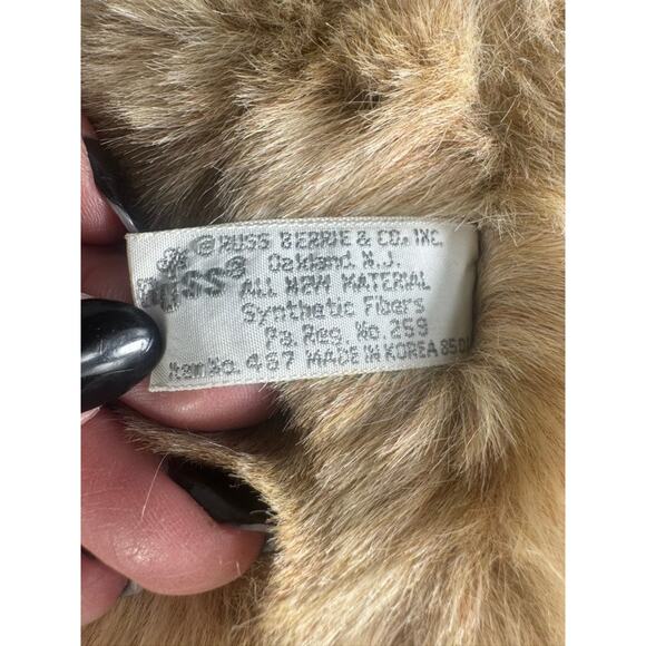 Russ Berrie Teddy So Soft Large Plush Bear Vintage Stuffed Animal, Super Soft - Picture 4 of 5